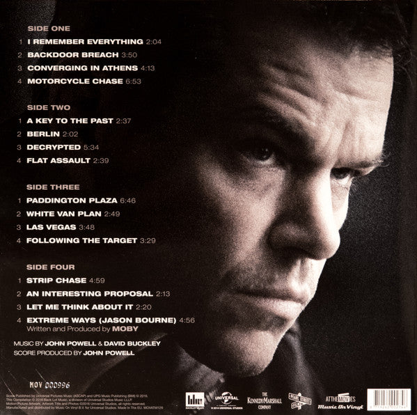 John Powell & David Buckley (15) : Jason Bourne (Original Motion Picture Soundtrack) (2xLP, Album, Dlx, Ltd, Whi)