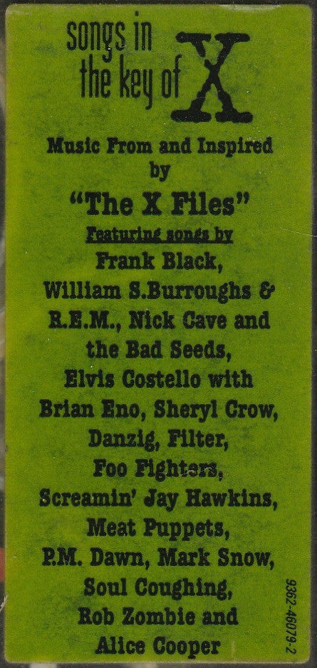 Various : The X Files (Songs In The Key Of X) (CD, Comp)