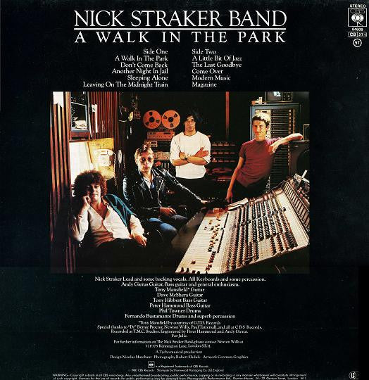 Nick Straker Band : A Walk In The Park (LP, Album)
