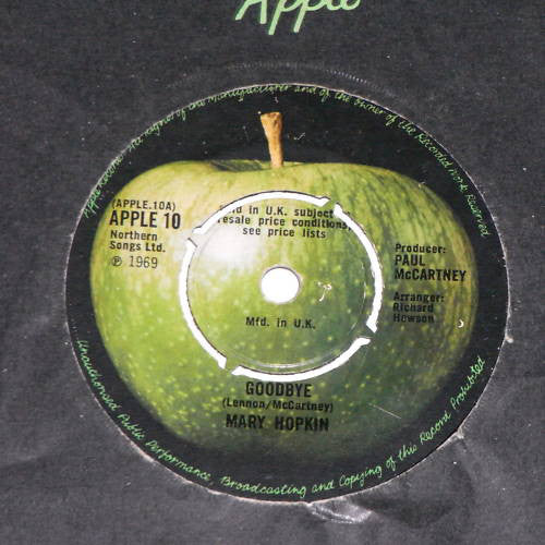 Mary Hopkin : Goodbye (7", Single, Pus)