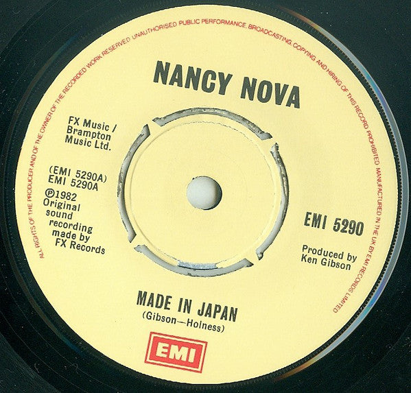 Nancy Nova : Made In Japan (7", Kno)