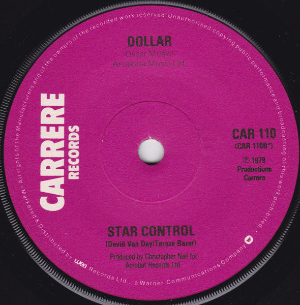 Dollar : Who Were You With In The Moonlight (7", Single)