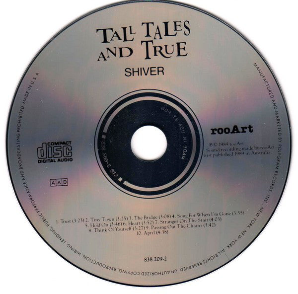 Tall Tales And True : Shiver (CD, Album)