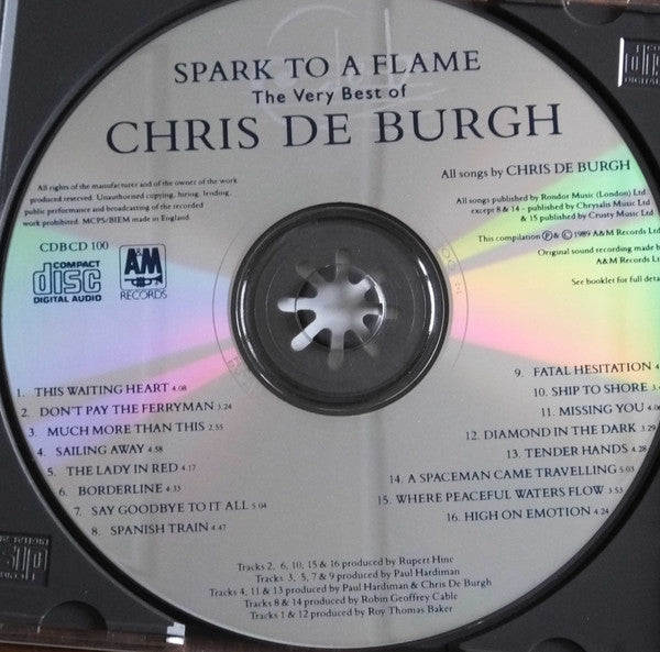 Chris de Burgh : Spark To A Flame (The Very Best Of Chris De Burgh) (CD, Comp)