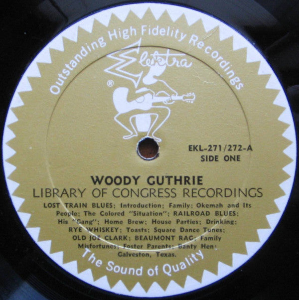 Woody Guthrie : Library Of Congress Recordings (3xLP, Mono, 1st + Box)