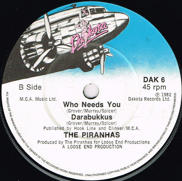 The Piranhas : Zambezi (7", Single)