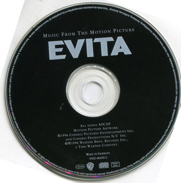 Various : Evita (Music From The Motion Picture) (CD, Album)