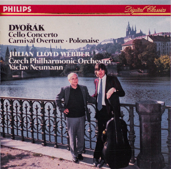 Antonín Dvořák / Julian Lloyd Webber / The Czech Philharmonic Orchestra / Václav Neumann : Cello Concerto / Carnival Oberture / Polonaise (CD, Album)