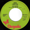 Leo Sayer : When I Need You (7", Single, Net)