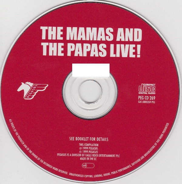 The Mamas & The Papas : Live! (CD, Comp)