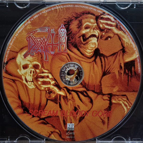 Death (2) : Scream Bloody Gore (CD, Album, RE, RP)