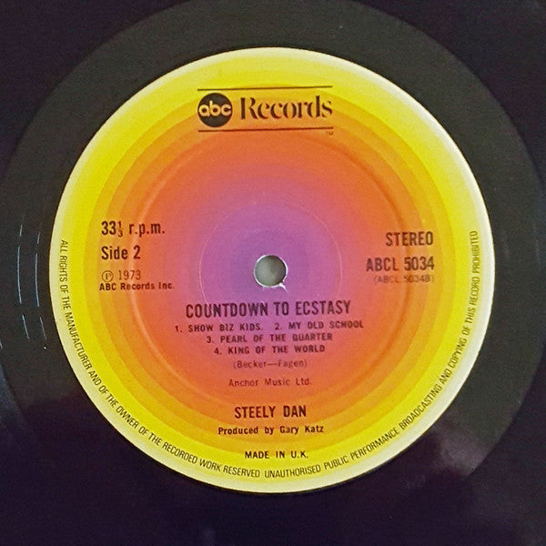 Steely Dan : Countdown To Ecstasy (LP, Album, RE)
