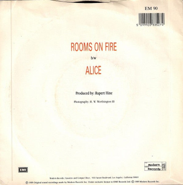 Stevie Nicks : Rooms On Fire (7", Single)