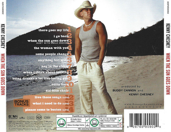 Kenny Chesney : When The Sun Goes Down- With Bonus Tracks (HDCD, Album)