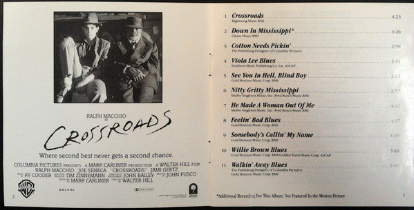 Ry Cooder : Crossroads - Original Motion Picture Soundtrack (CD, Album, RE)