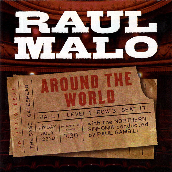 Raul Malo With Northern Sinfonia : Around The World (CD, Album)