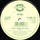Sybil : Don't Make Me Over (7", Single, Blu)