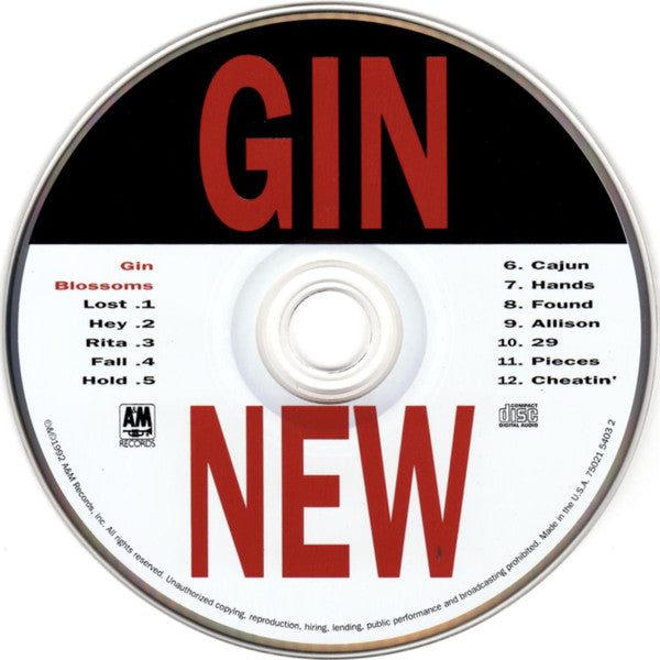 Gin Blossoms : New Miserable Experience (CD, Album, RE, RP)