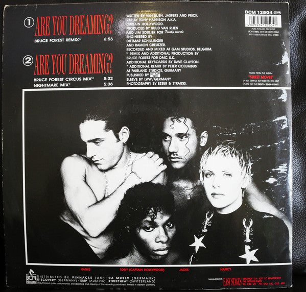 Twenty 4 Seven Featuring Capt. Hollywood* : Are You Dreaming? (12")