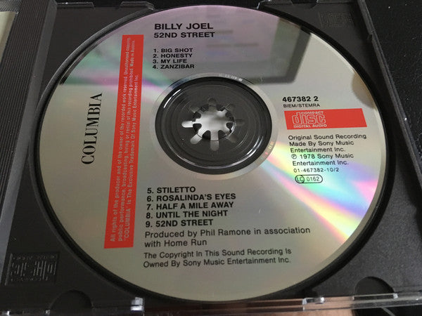 Billy Joel : 52nd Street (CD, Album, RE)