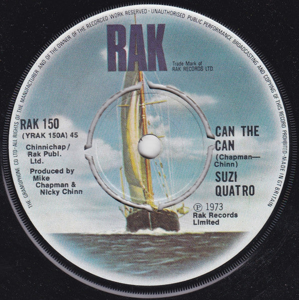 Suzi Quatro : Can The Can (7", Single, 4-p)