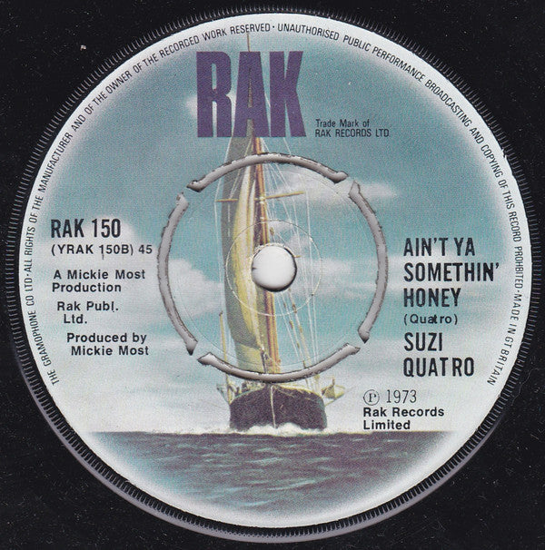 Suzi Quatro : Can The Can (7", Single, 4-p)