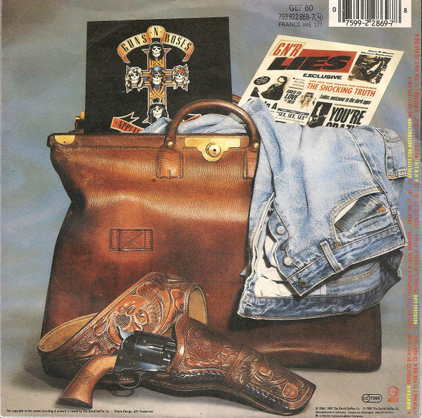 Guns N' Roses : Nightrain (7", Single)