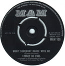 Lynsey De Paul : Won't Somebody Dance With Me (7", Single)