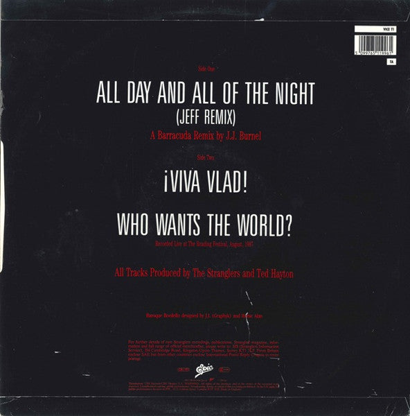 The Stranglers : All Day And All Of The Night (Jeff Remix) (12")