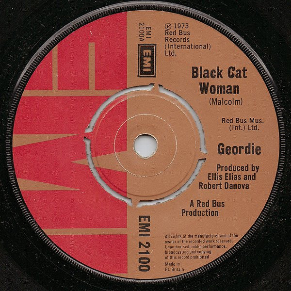 Geordie : Black Cat Woman (7", Single)