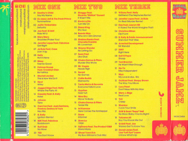 Various : Throwback Summer Jamz (3xCD, Comp, Mixed)