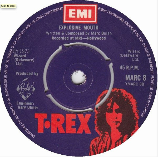 T. Rex : Light Of Love (7", Single)