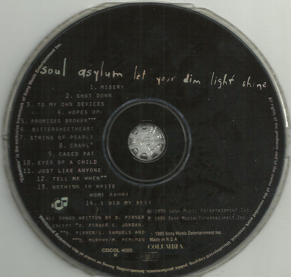 Soul Asylum (2) : Let Your Dim Light Shine (CD, Album)