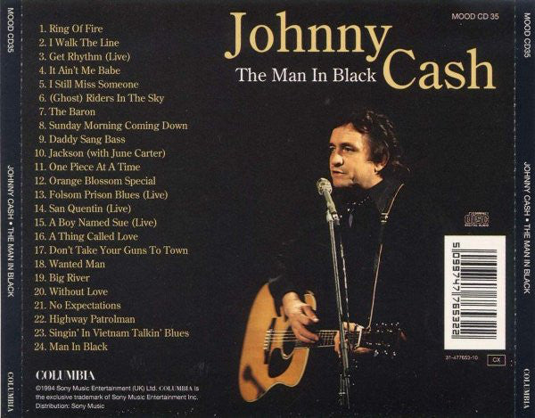 Johnny Cash : The Man In Black - The Definitive Collection (CD, Comp)