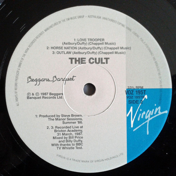 The Cult : Wild Flower (Special Ltd Edition Australian Tour E.P.) (12", EP, Ltd)