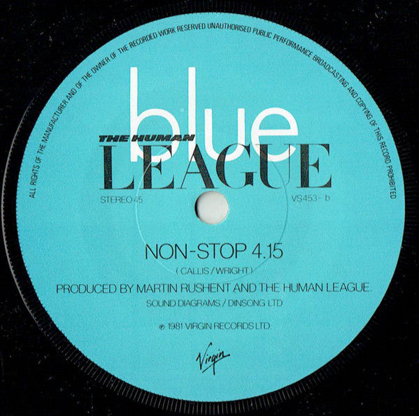 The Human League : Open Your Heart (7", Single, Sol)