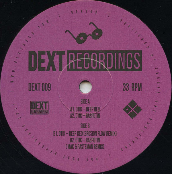 Otik : Deep Red EP (12", EP)