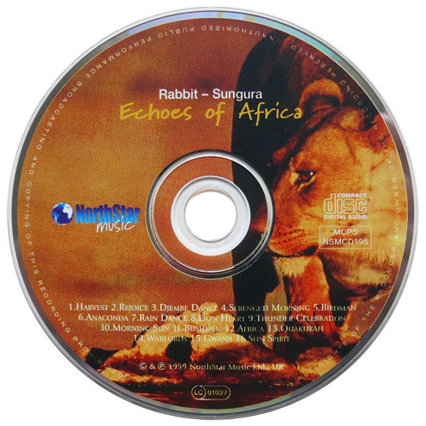 Rabbit ~ Sungura* : Echoes Of Africa (CD, Album)