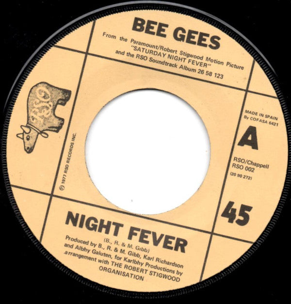 Bee Gees : Night Fever (7", Single, Lar)