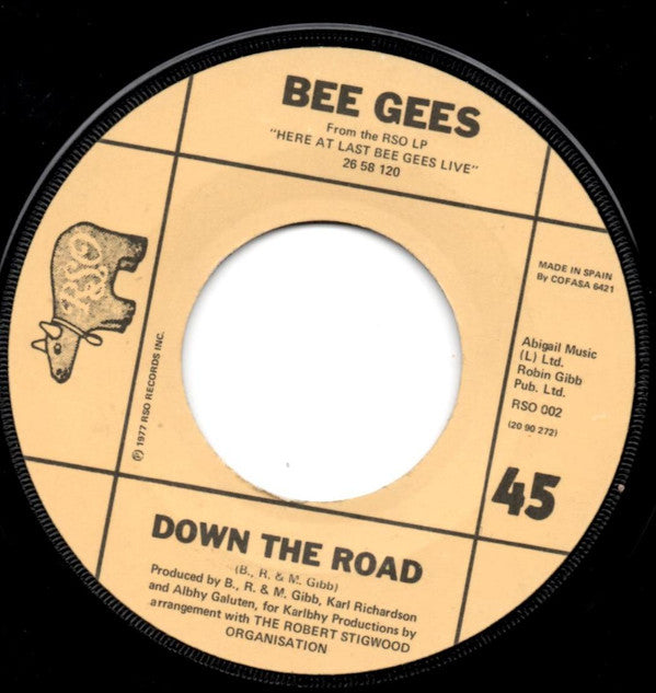 Bee Gees : Night Fever (7", Single, Lar)