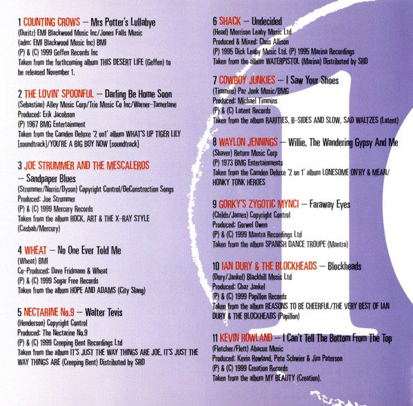 Various : Unconditionally Guaranteed Volume 10 November 1999 (Uncut's Guide To The Month's Best Music) (CD, Comp, Promo)