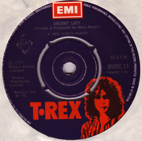 T. Rex : Dreamy Lady (7", Single)