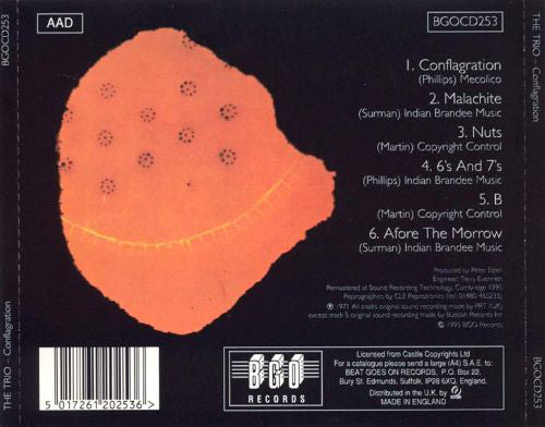 The Trio : Conflagration (CD, Album, RE)