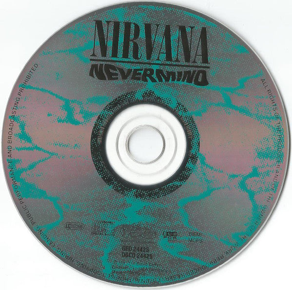 Nirvana : Nevermind (CD, Album, RE, RP)