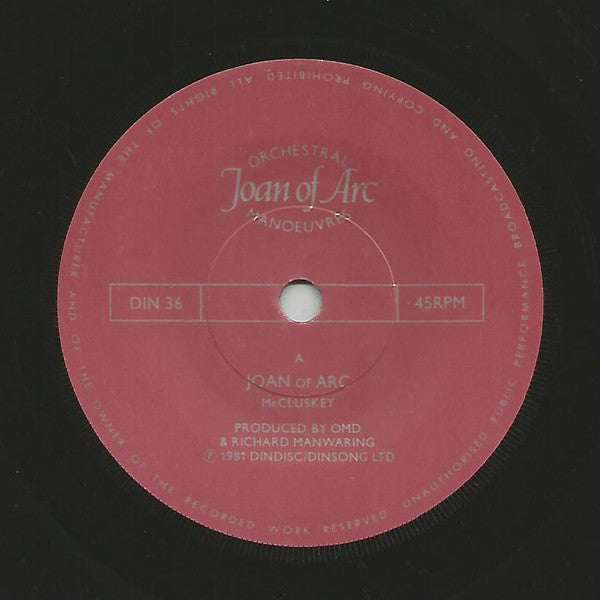 Orchestral Manoeuvres In The Dark : Joan Of Arc (7", Single)