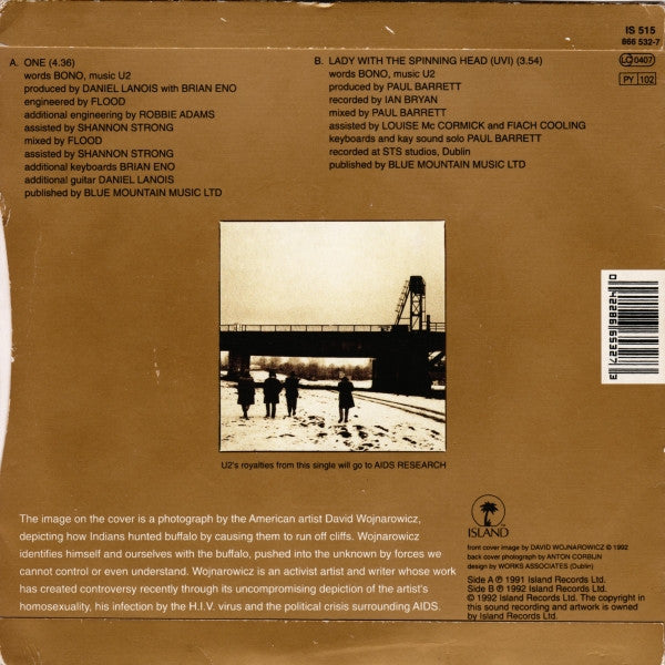 U2 : One (7", Single)