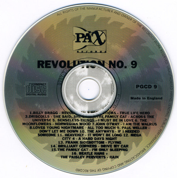 Various : Revolution No. 9 (A Tribute To The Beatles In Aid Of Cambodia) (CD, Comp)