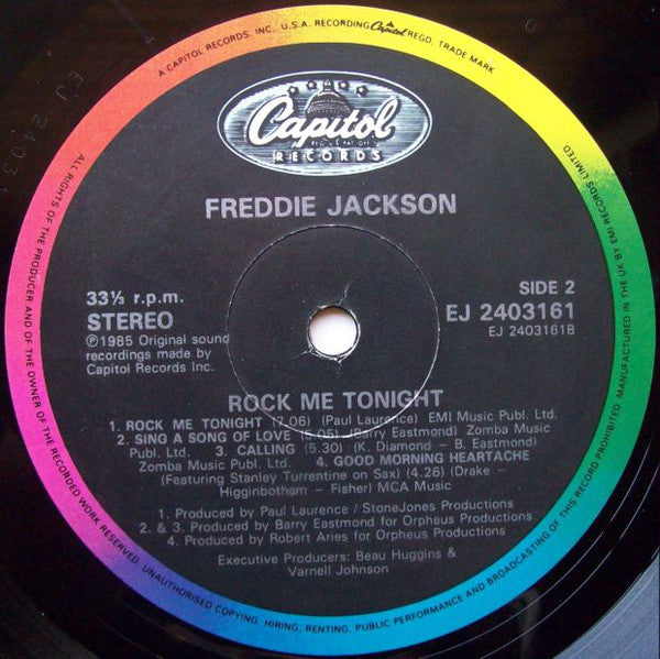 Freddie Jackson : Rock Me Tonight (LP, Album)