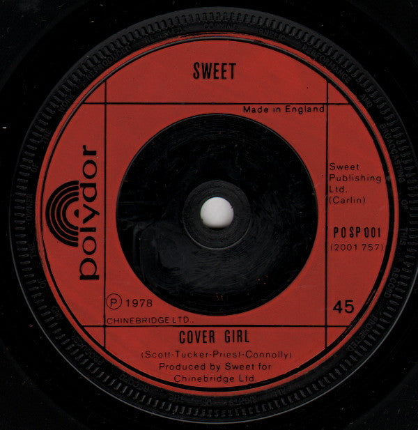 The Sweet : Love Is Like Oxygen (7", Single)