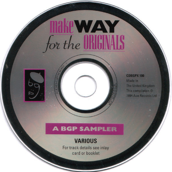 Various : Make Way For The Originals (CD, Comp, Smplr)